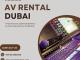 Do AV Rental Companies in Dubai offer on-site Support?