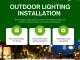 Outdoor Lighting Installation in San Antonio