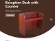 Stylish & Functional Reception Desk with Counter: ERGOBACK
