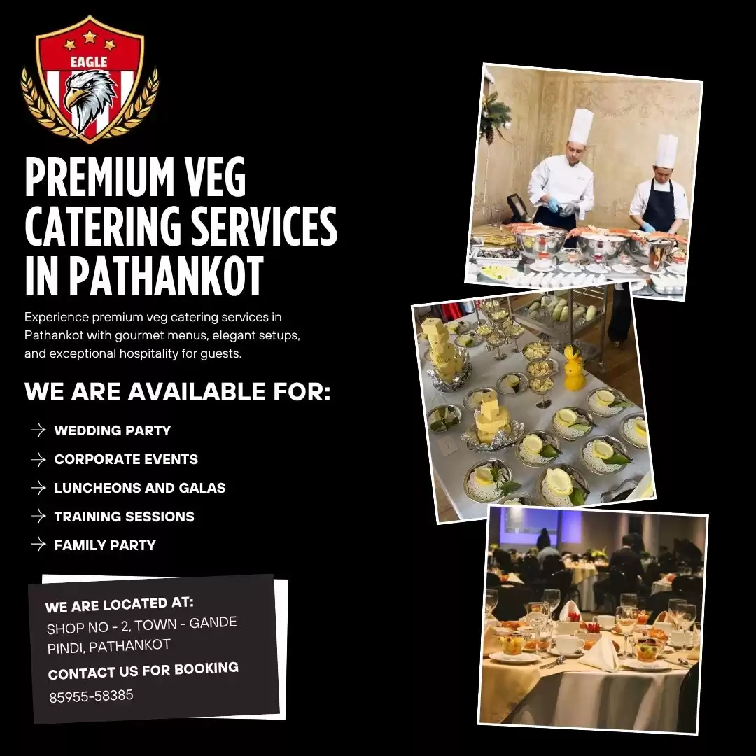 Fresh & Flavorful Veg Catering Services in Pathankot