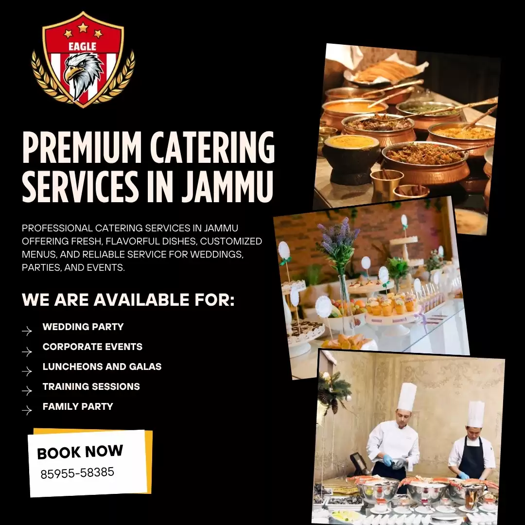 Reliable & Tasty Catering Services in Jammu for All Events
