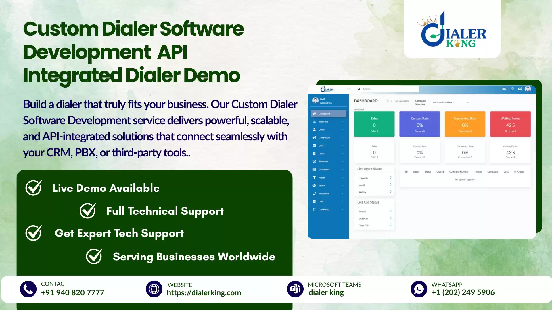 Custom Dialer Software – Designed for Your Business Workflow