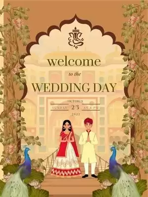 Elegant Wedding Invitation - Luxury Designs & Videos | MANAV INVITES
