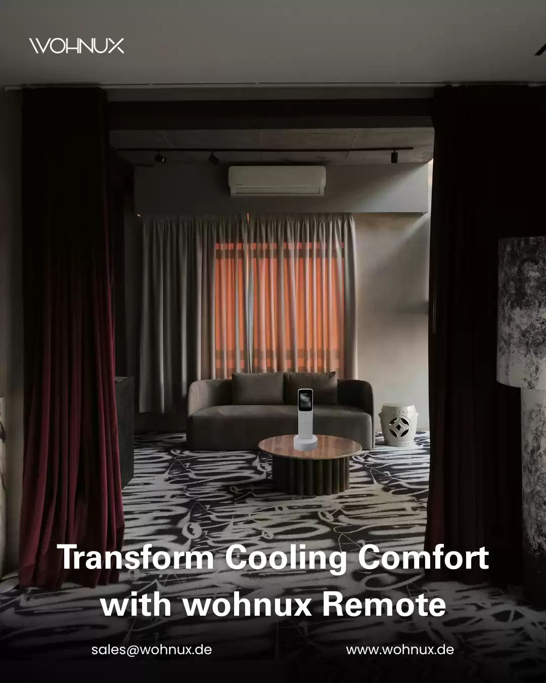 Transform cooling comfort with wohnux Remote - wohnux