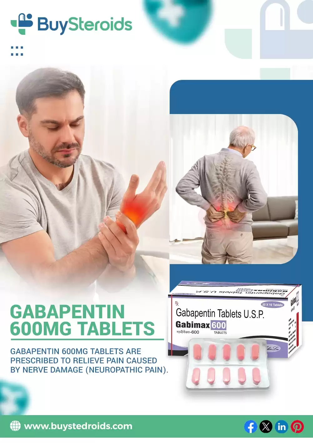 Buy Gabapentin 600 mg at Best Price from Buy Steroids
