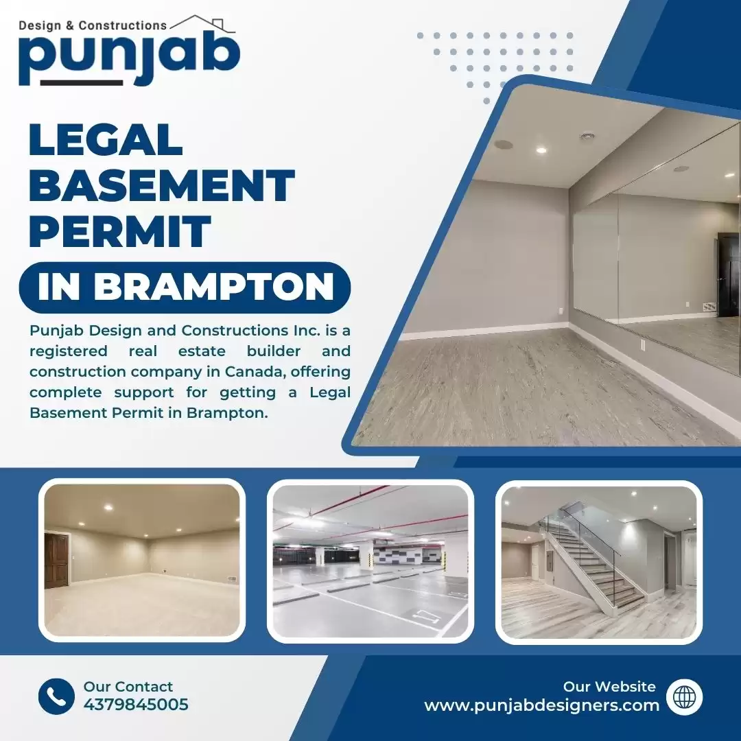 Legal Basement Permit in Brampton | Punjab Designers Experts