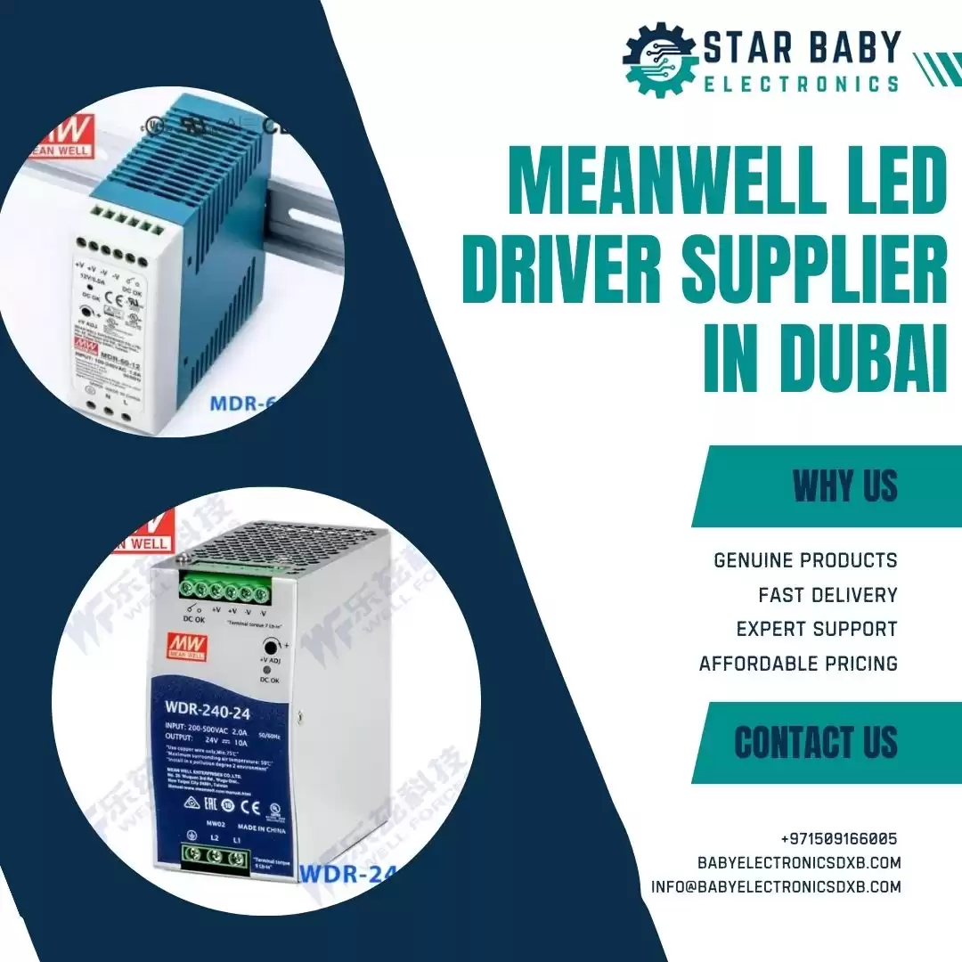 Genuine Meanwell LED Driver Supplier in Dubai