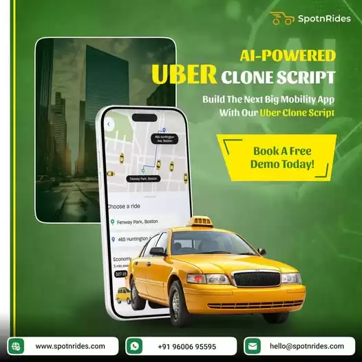 Revolutionize Your Taxi Business with SpotnRides AI Uber Clone App
