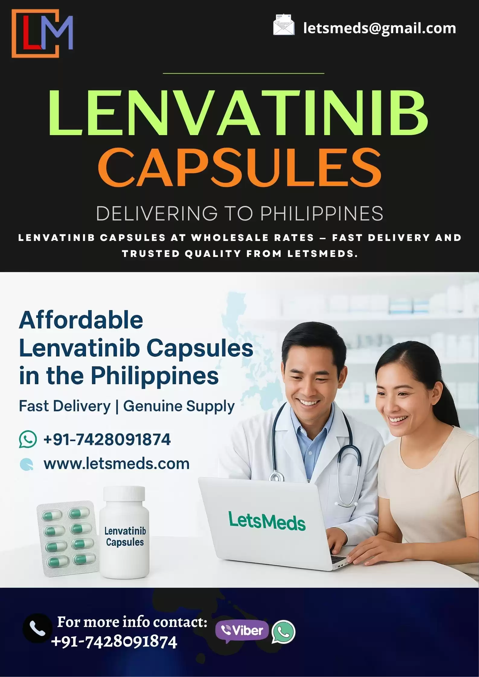 Lenvatinib Capsules Wholesale Cost Makati