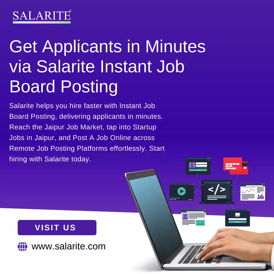 Get Applicants in Minutes via Salarite Instant Job Board Posting