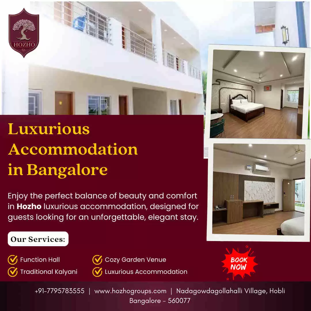 Luxurious Accommodation in Bangalore | Function Hall