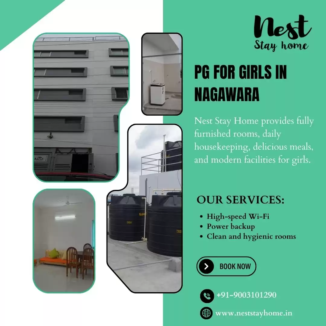 PG for Girls in Nagawara | Nest Stay Home