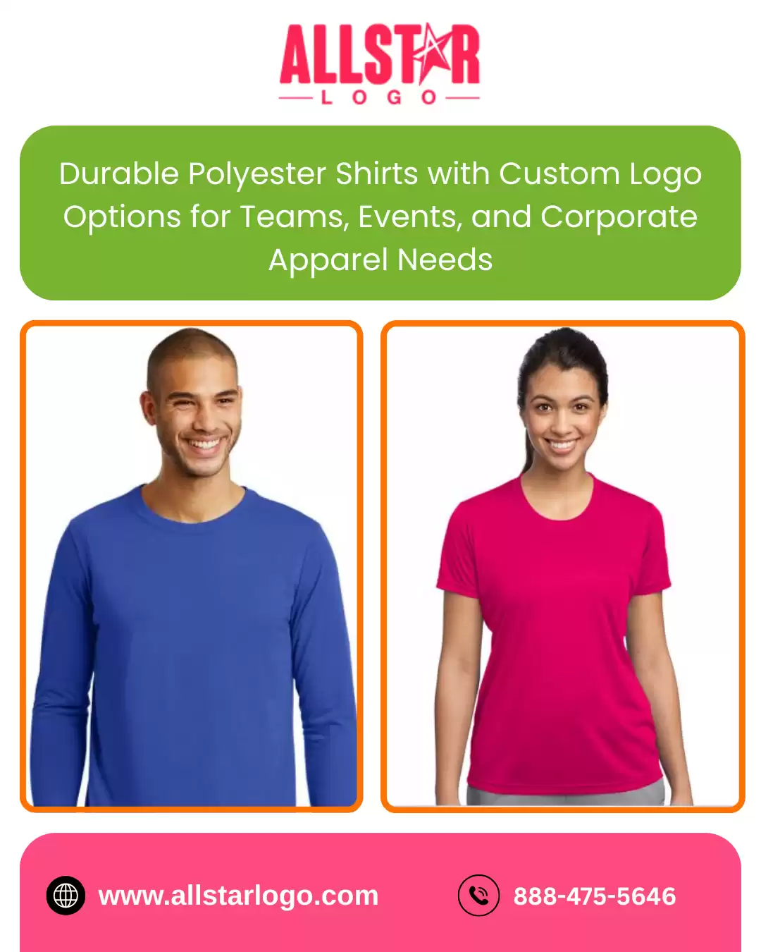 Durable Polyester Shirts with Custom Logo Options for Teams, Events, and Corporate Apparel Needs