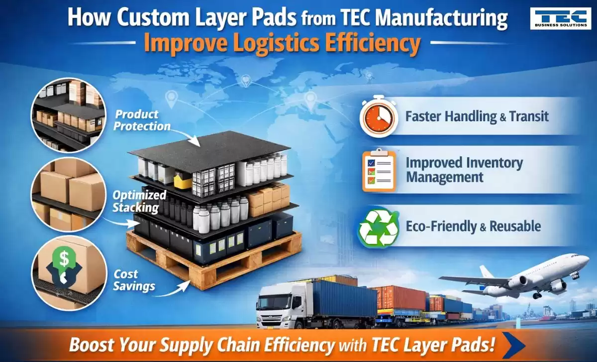 How Custom Layer Pads from TEC Manufacturing Improve Logistics Efficiency