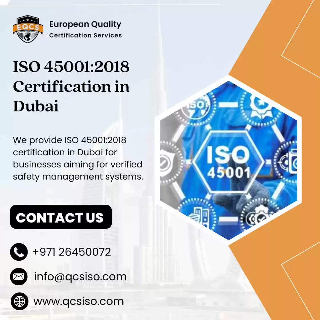 ISO 45001:2018 Certification in Dubai