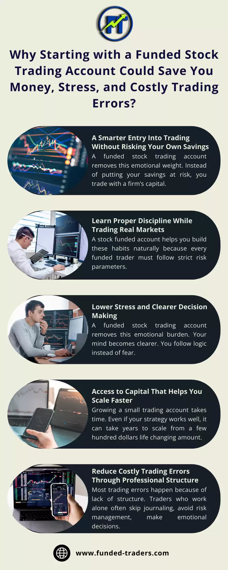 Why Starting with a Funded Stock Trading Account Could Save You Money, Stress, and Costly Trading Errors?