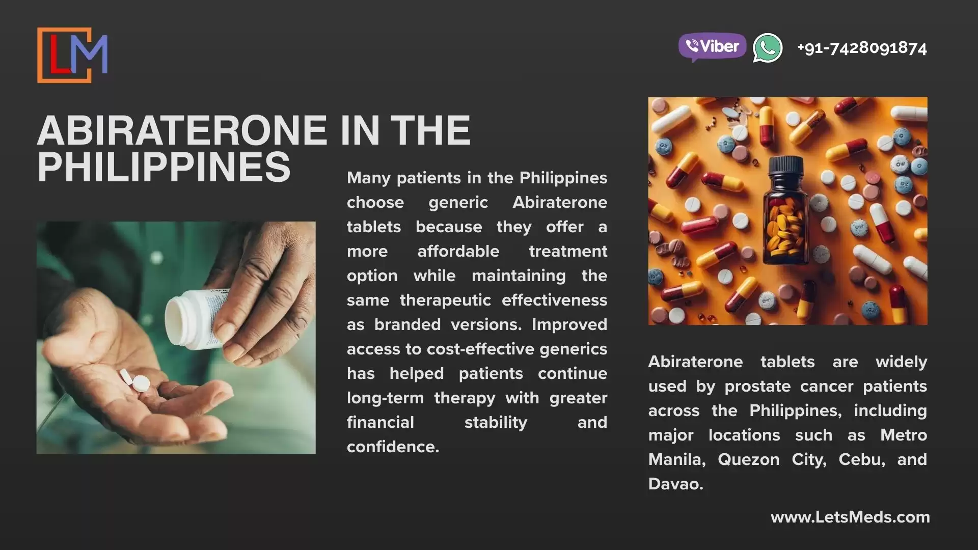 Abiraterone 250 mg Tablets Available – Philippines