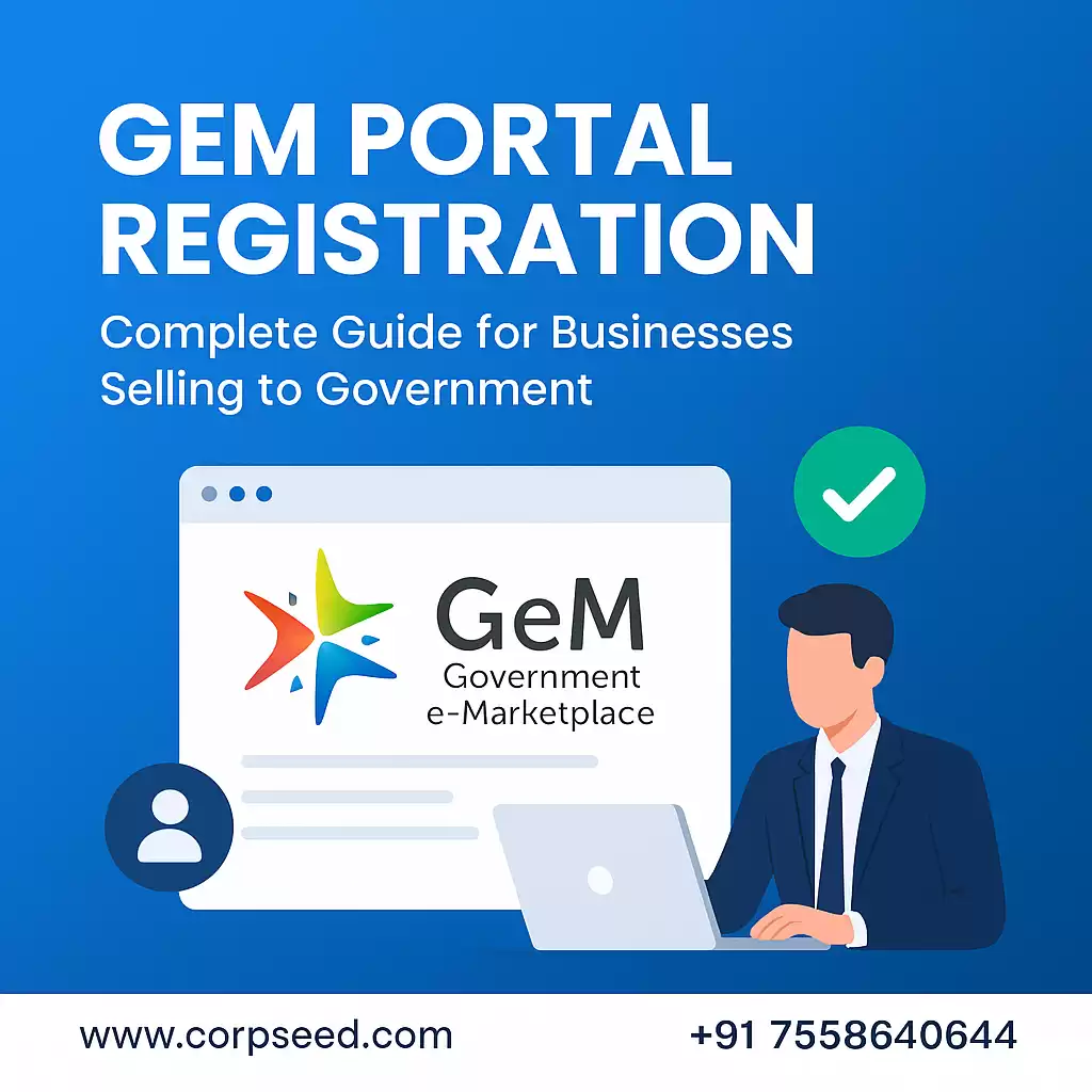 Registration in GeM Portal | Easy Online Seller Registration