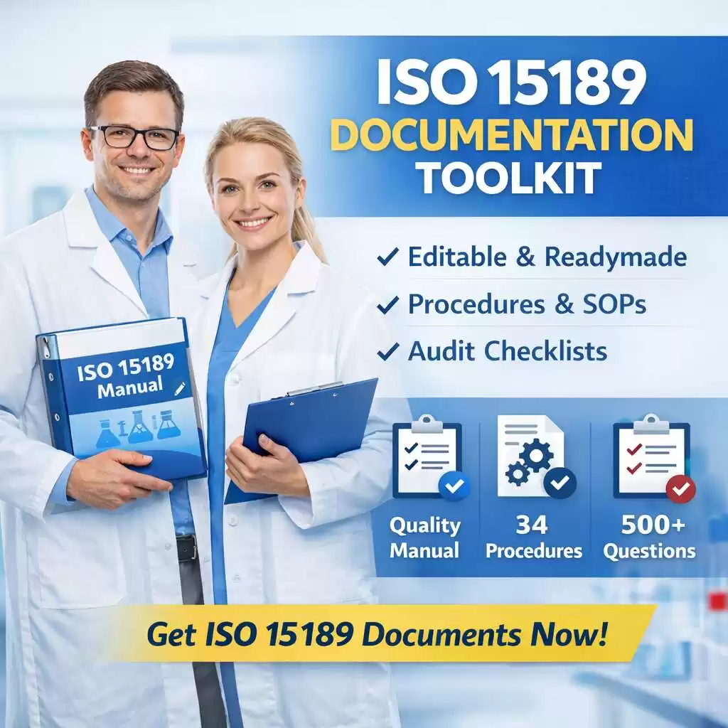 ISO 15189 Documentation kit for medical labs
