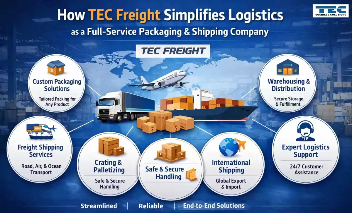 How TEC Freight Simplifies Logistics as a Full-Service Packaging and Shipping Company