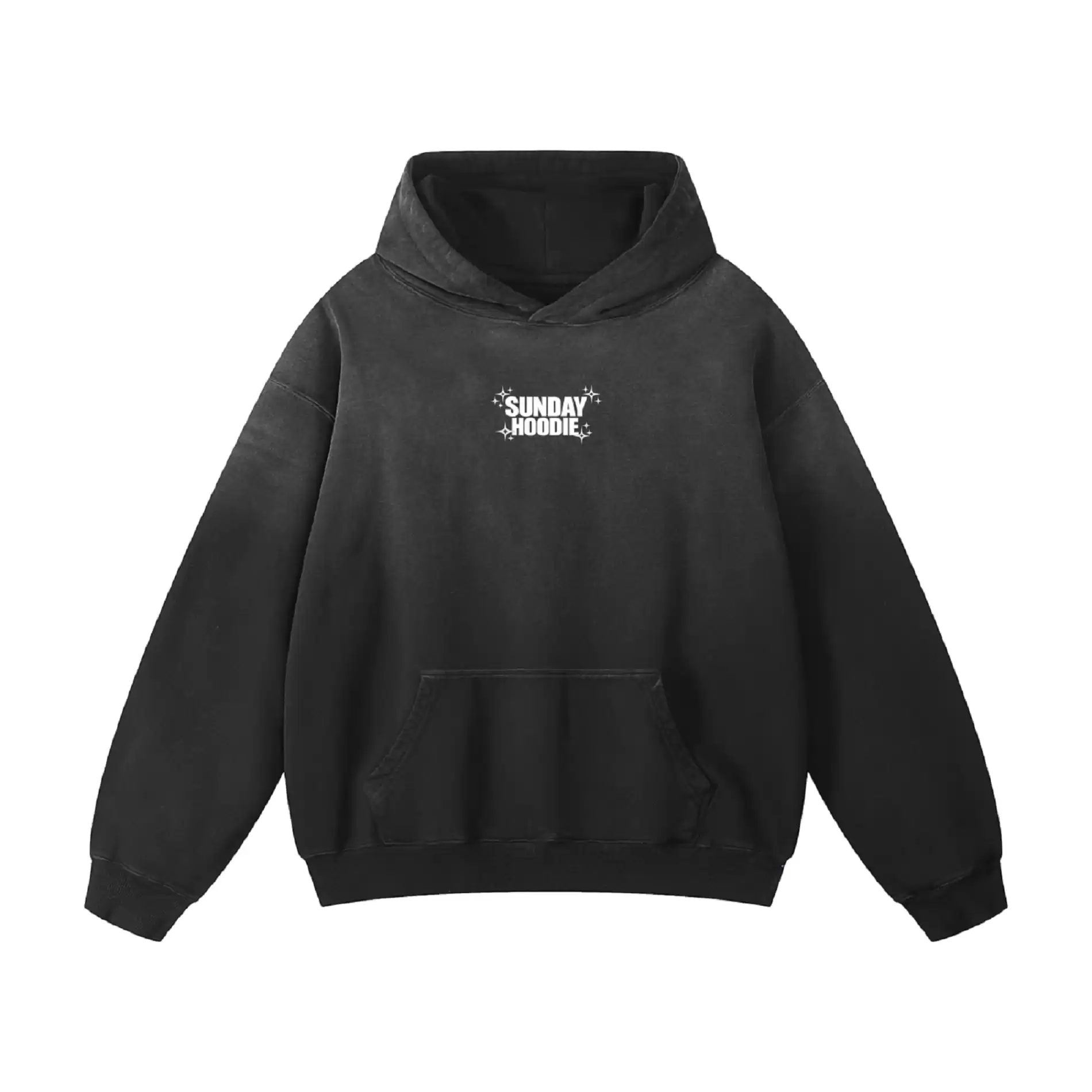 Heavyweight Sunfade Oversized Hoodie – Premium Cotton Streetwear