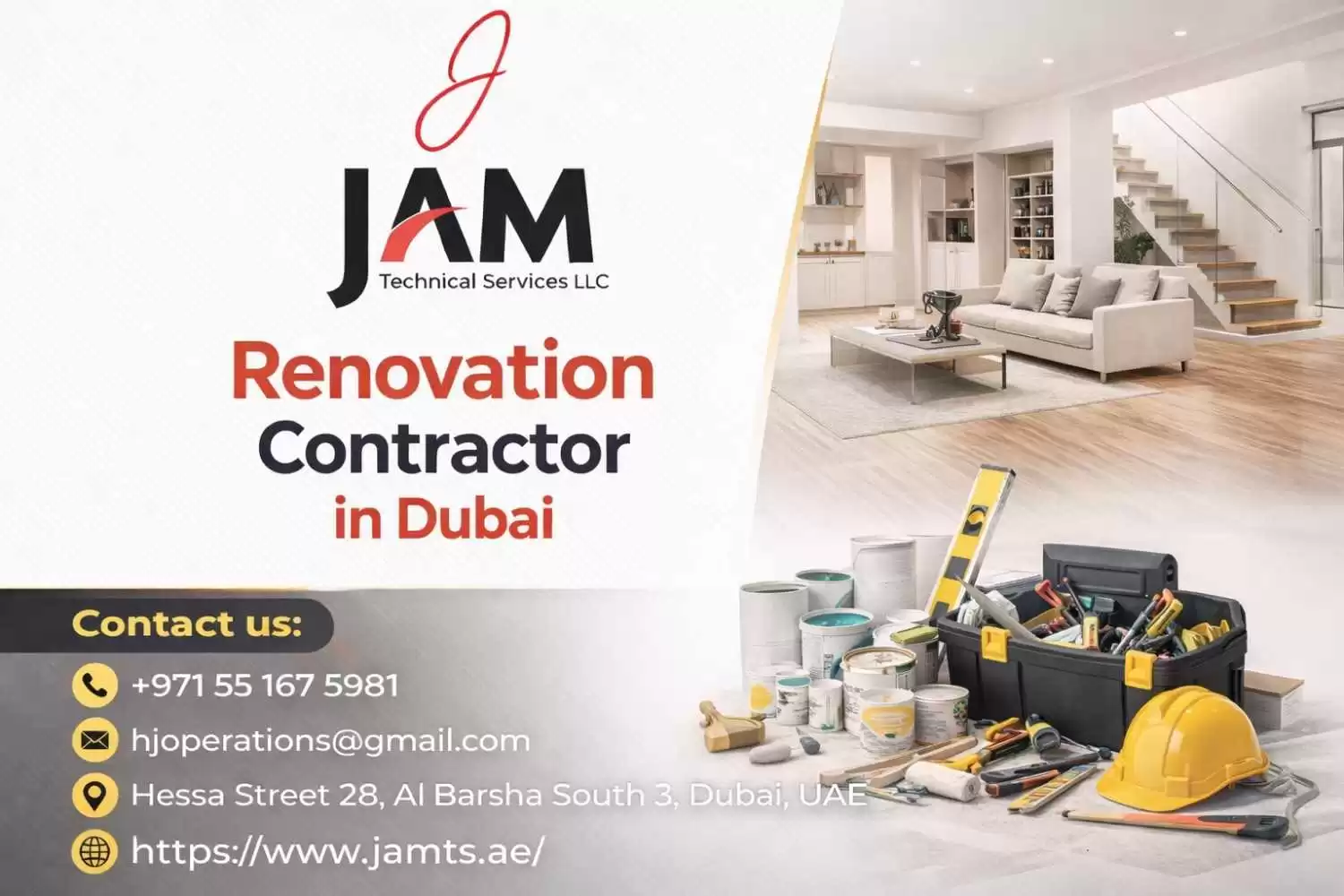 Renovation Contractor in Dubai | JAMTS