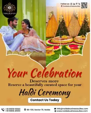 Book Best Haldi Function Venue in Noida at Noida Business Suites