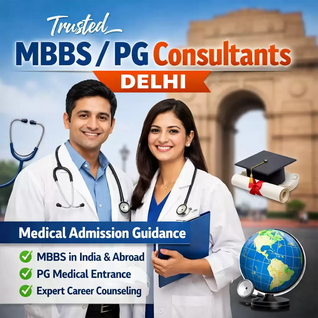 Trusted MBBS/PG Consultants Delhi for Medical Admission Guidance