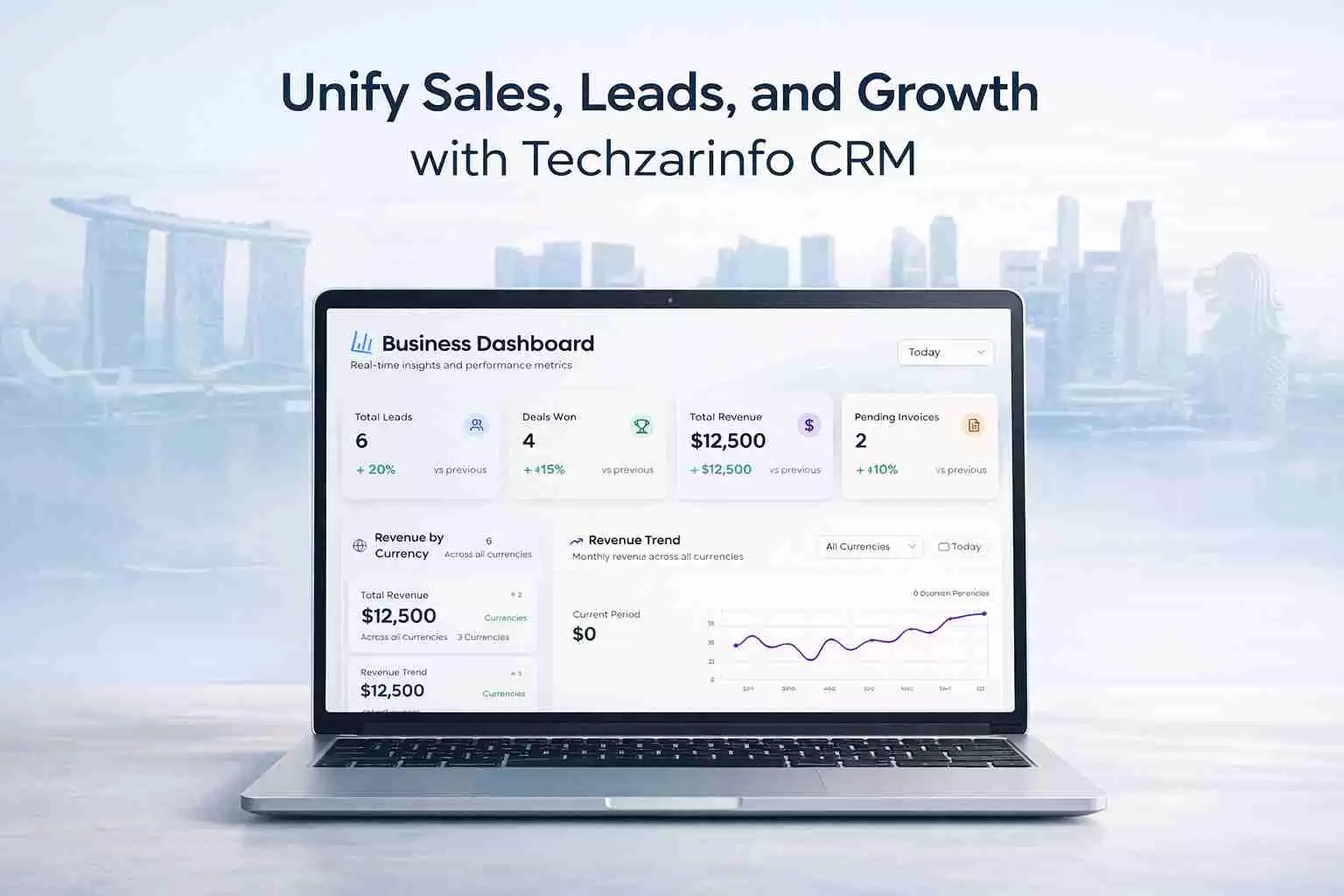CRM Development Services in Singapore - Techzarinfo
