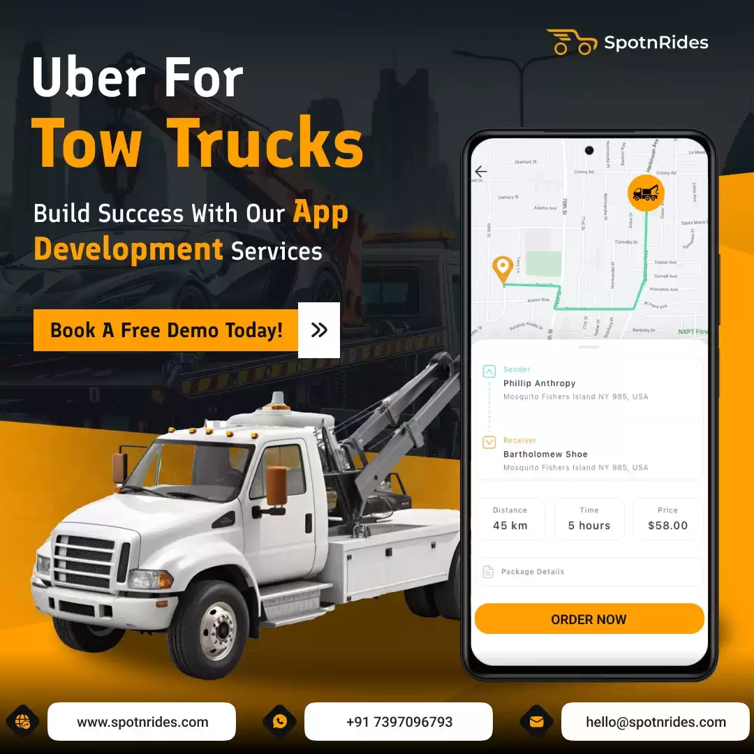 Uber for Tow Truck – Smart Tech for Smart Roadside Assistance Providers