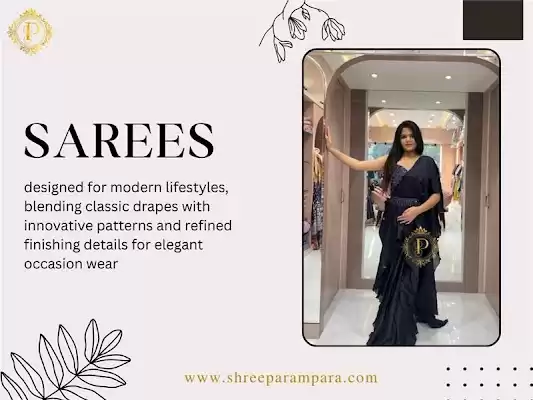 Buy Designer Saree For Women in Indore | Timeless Drapes