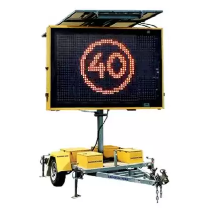 Secure Your Work Zone with Speed Advisory Sign Hire