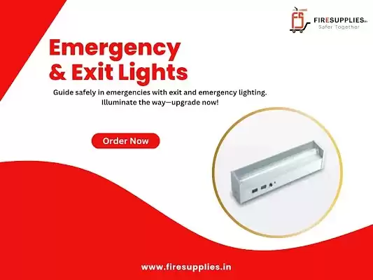 Durable Emergency Exit Light for Safe Building Evacuation