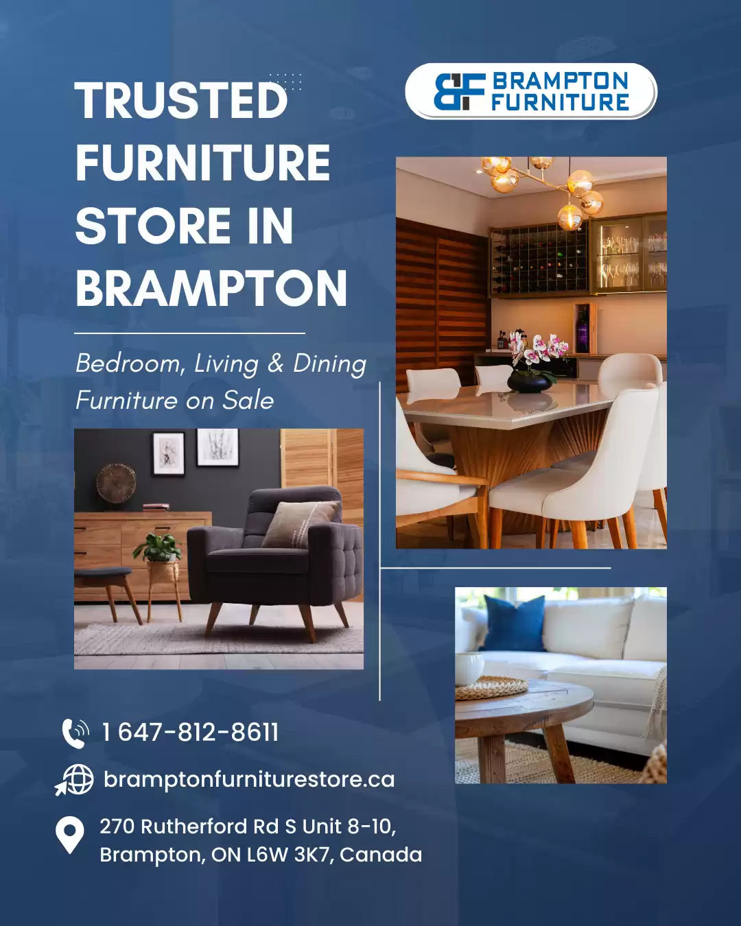 Trusted Furniture Store in Brampton | Bedroom, Living & Dining Furniture on Sale in Brampton Furniture and Mattress