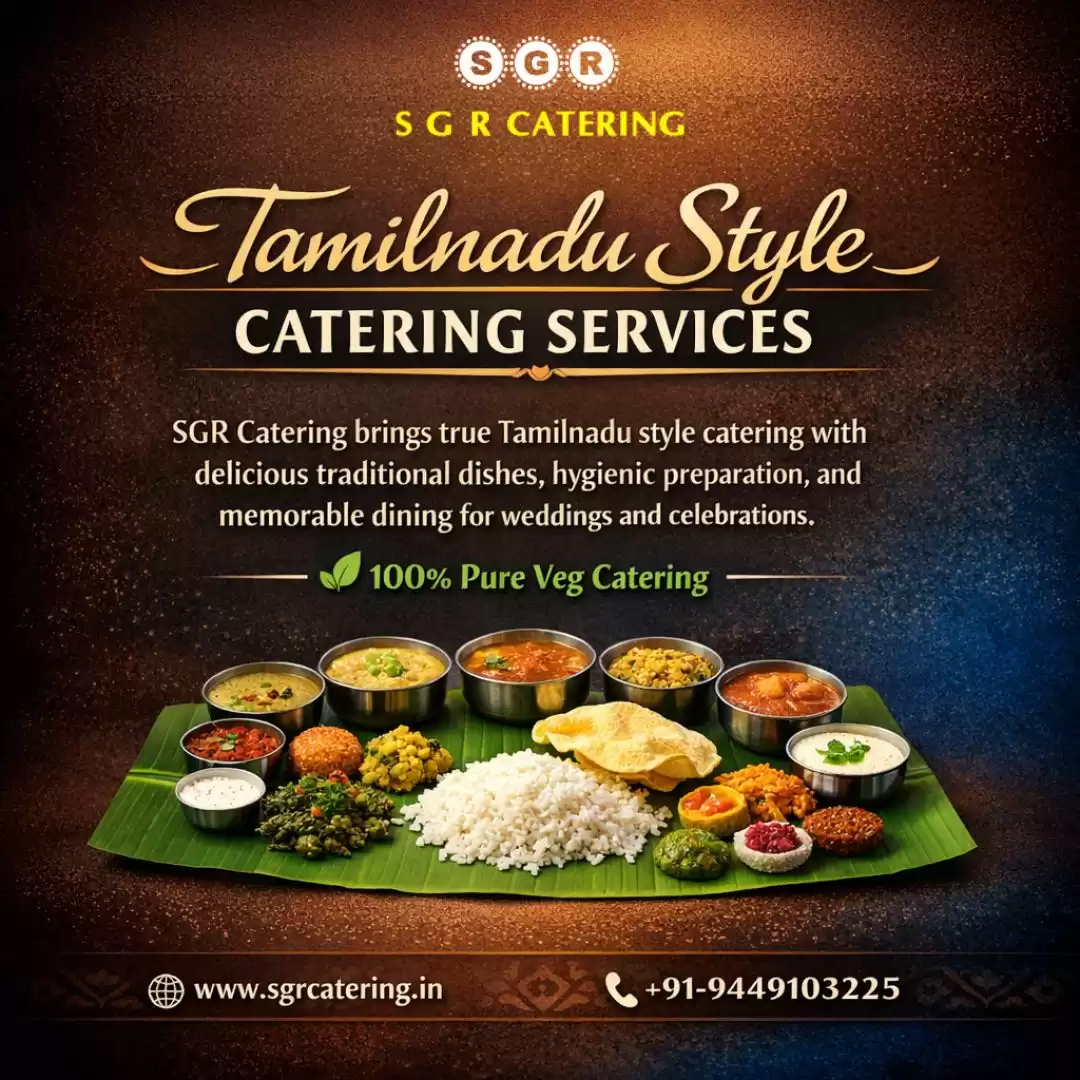 Tamilnadu Style Catering Services in Bangalore | SGR Catering