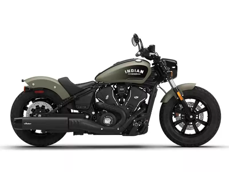 2026 Indian Motorcycle Scout Bobber Limited +Tech Moss Green Smoke