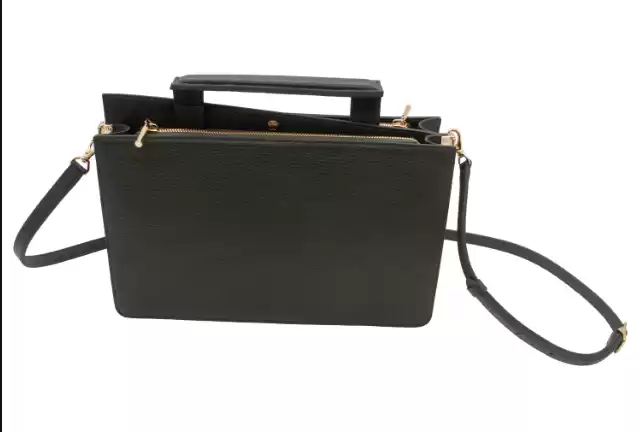 Hunter Green Dover Top Handle Bag | Emily Jones NYC