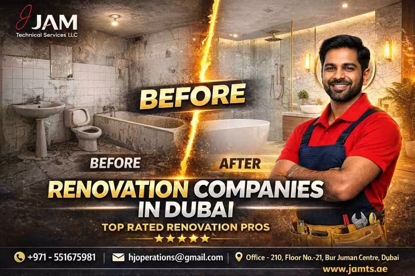 Top Renovation Companies in Dubai | Villa Renovation Experts JAMTS