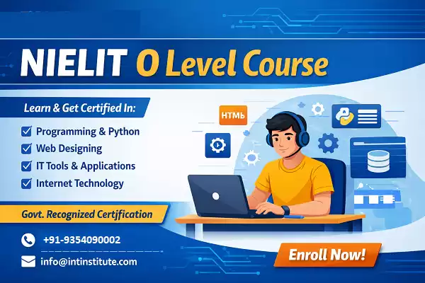 INT – Trusted Institute for NIELIT O Level Course