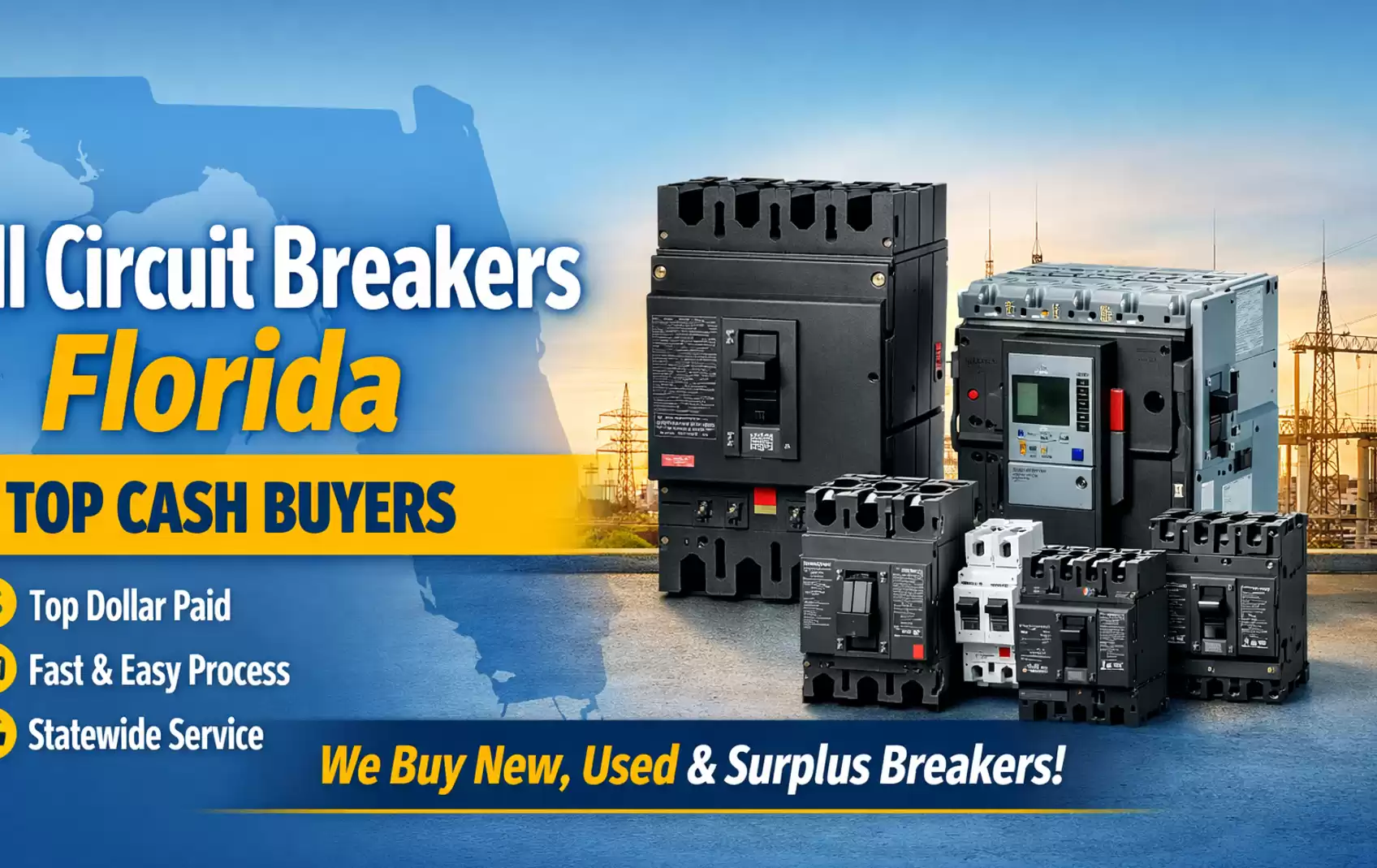 Oklahoma's Premier Electrical Surplus Supplier | sellcircuit breakers florida