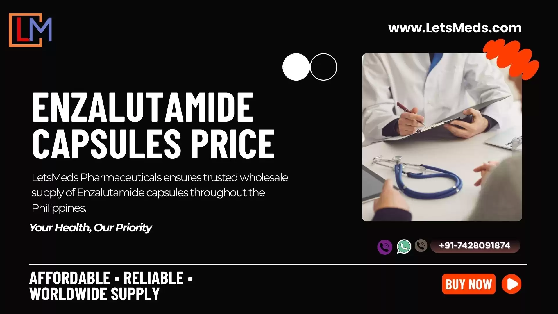 Enzalutamide Capsules are available at wholesale price in the Philippines