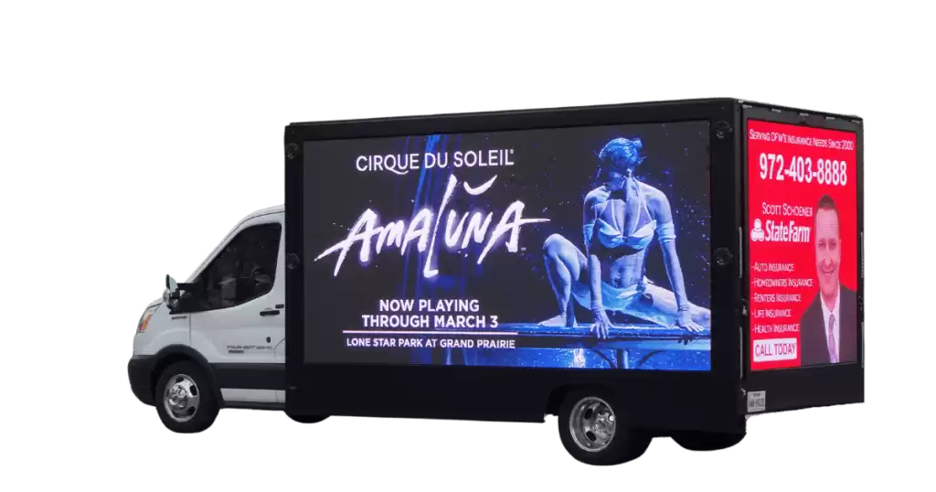 Affordable Mobile Advertising Trucks in Dallas