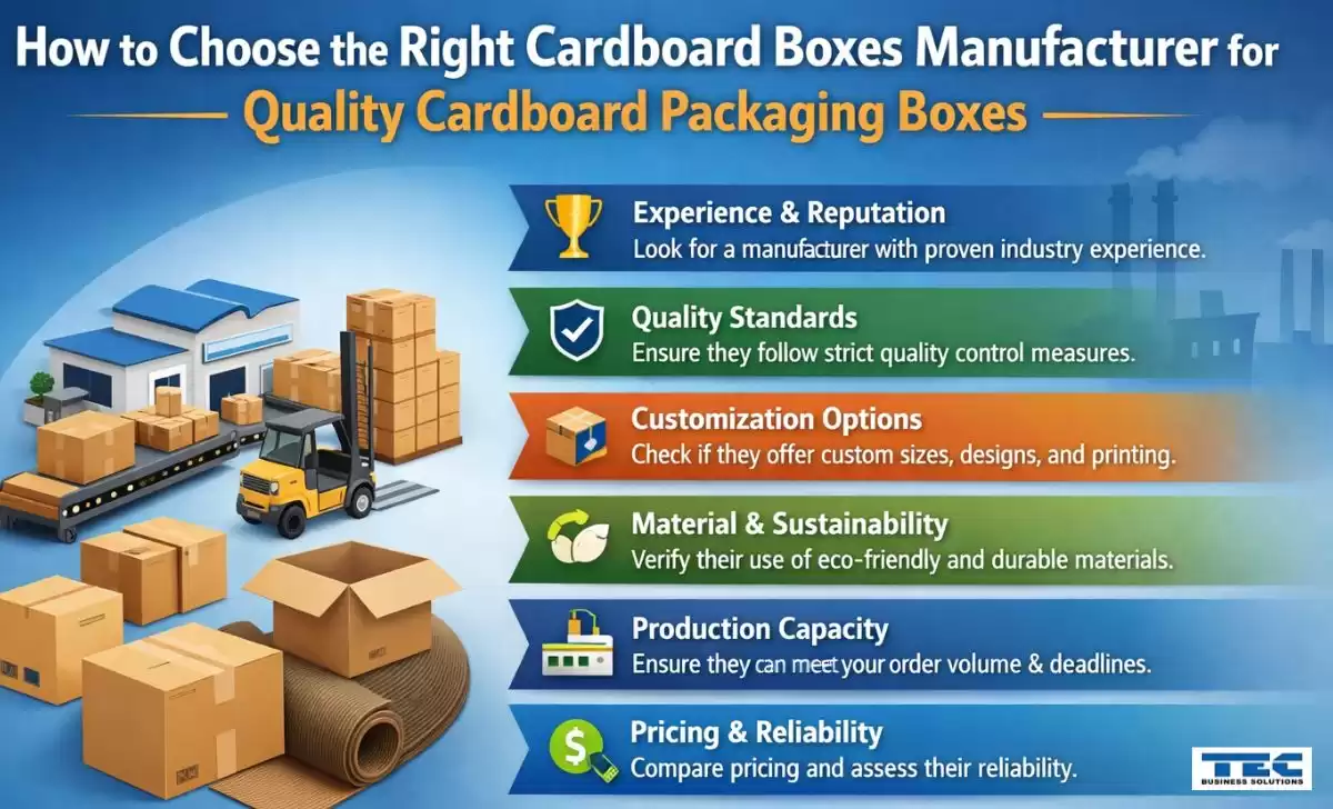How to Select the Best Cardboard Boxes Manufacturer