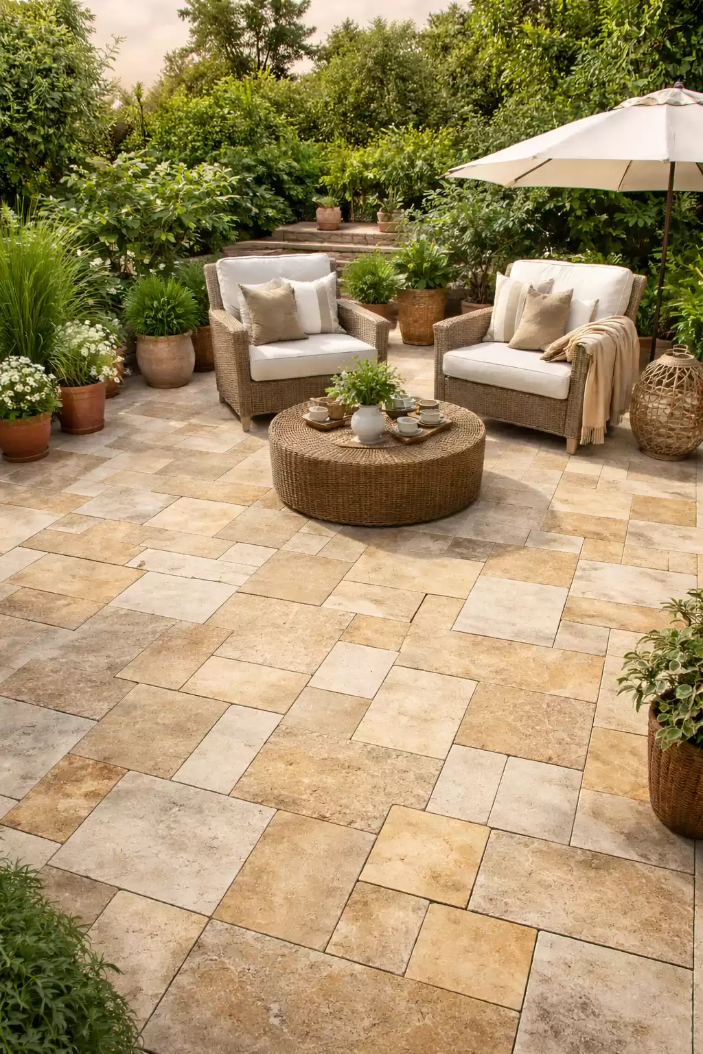 French Pattern Tiles for Natural Look  