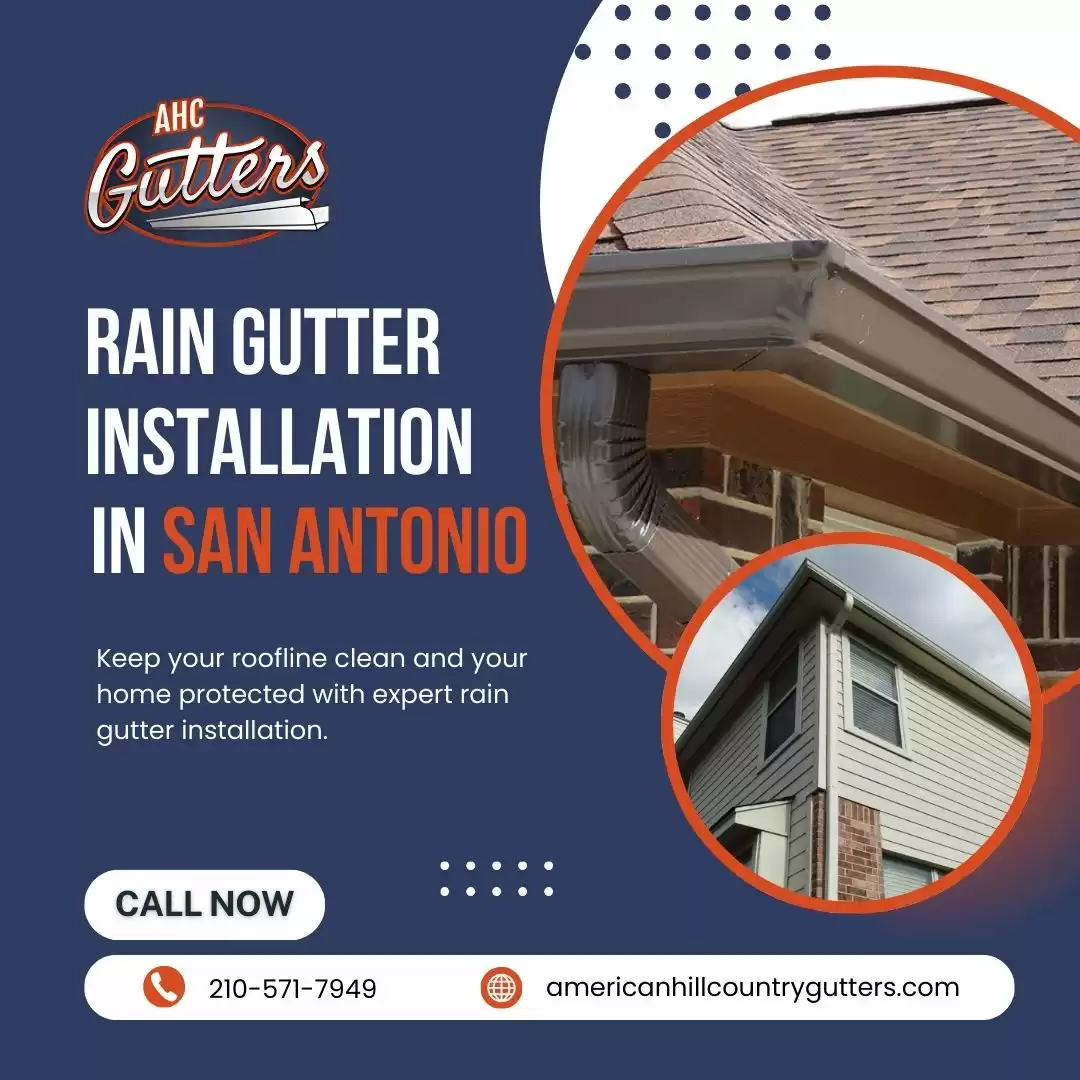 Rain Gutter Installation in San Antonio