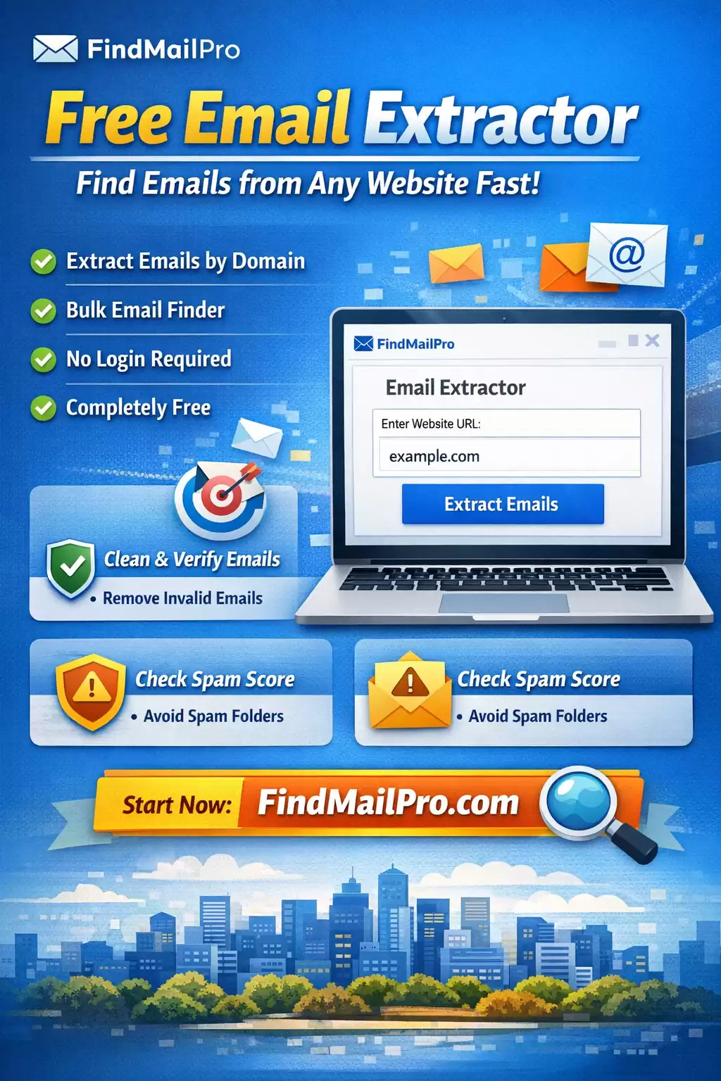 Free Email Extractor – Find Email Addresses from Any Website Easily