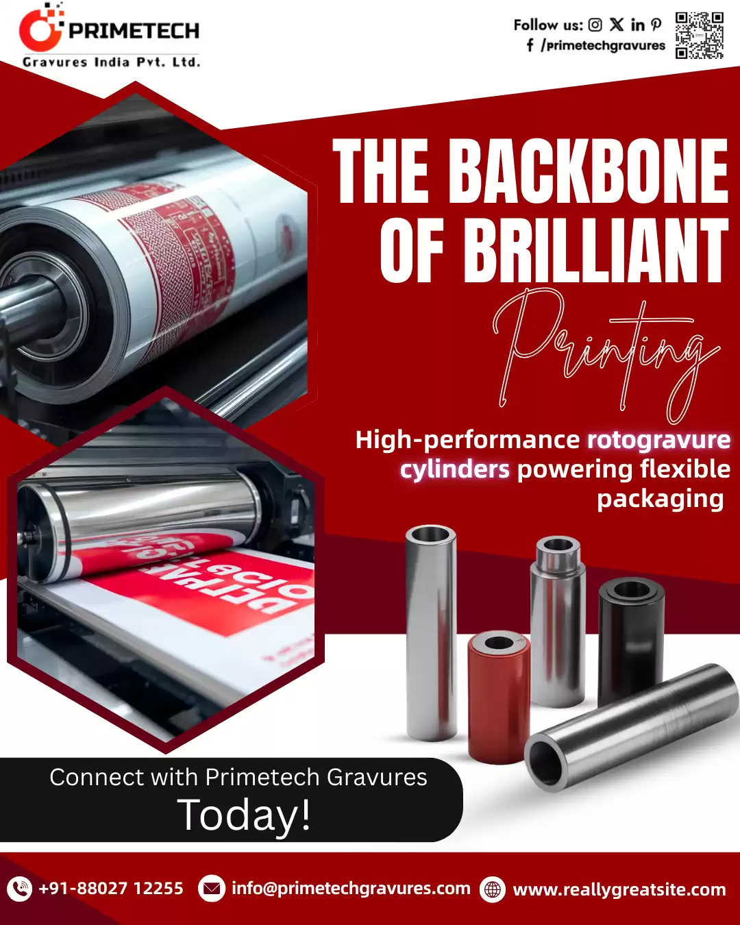 Dominate Print Quality with the Best Printing Cylinder Supplier in India