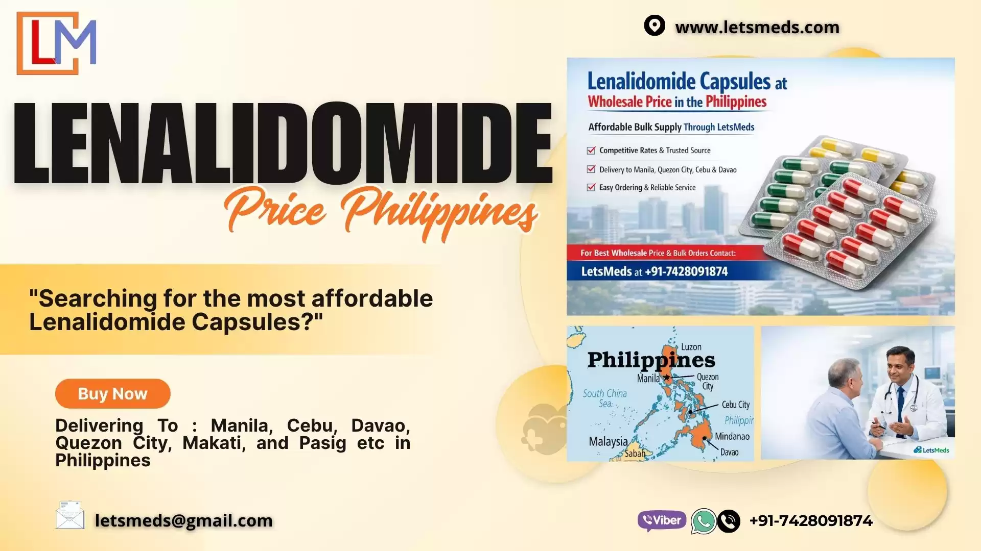 Purchase Lenalidomide Capsules at Lower cost in Manila