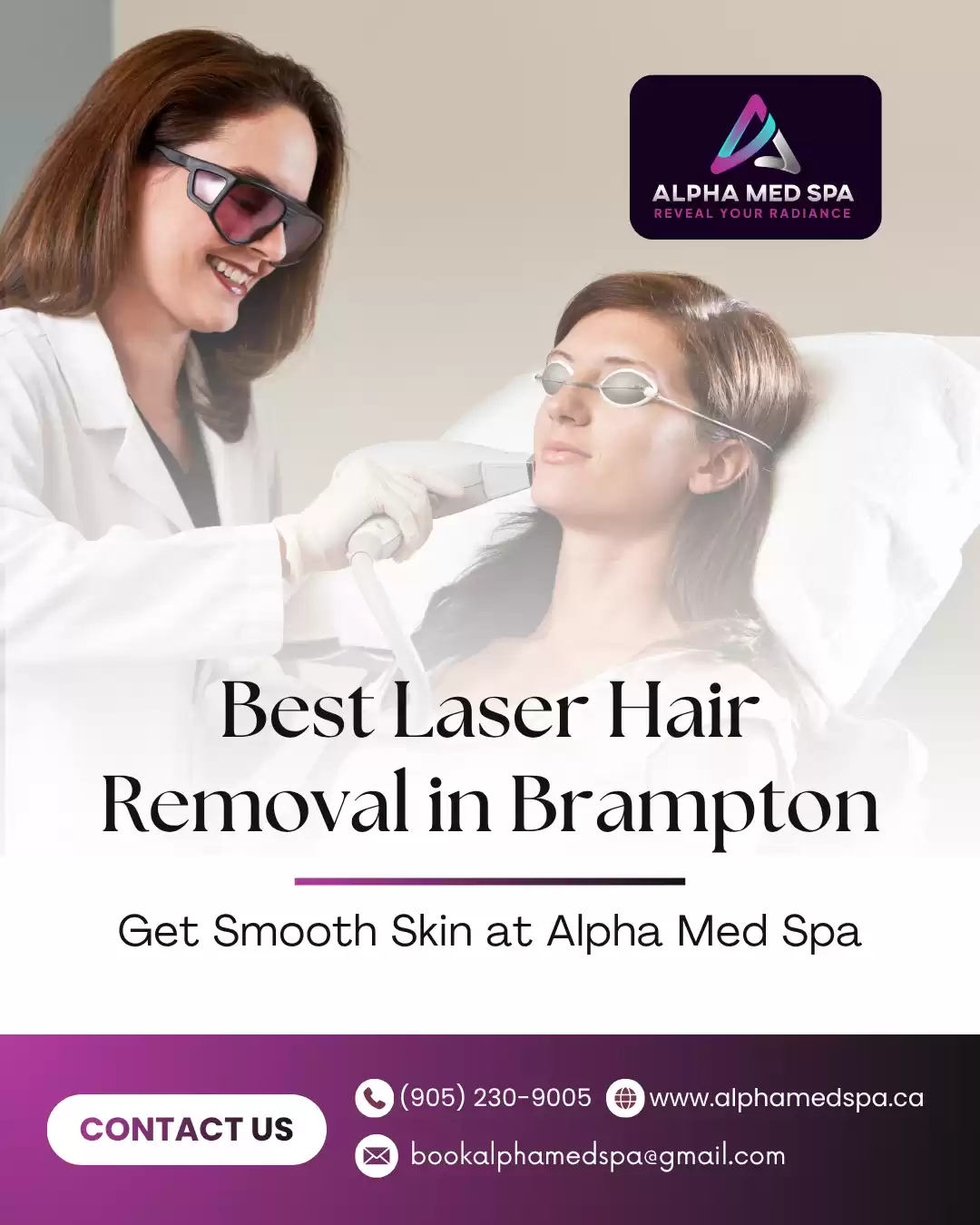 Best Laser Hair Removal in Brampton | Alpha Med Spa