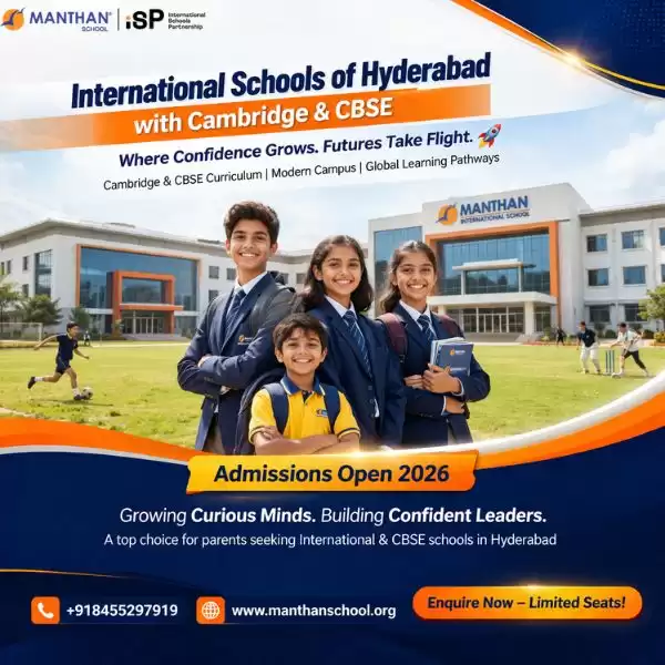 International Schools of Hyderabad with Cambridge & CBSE